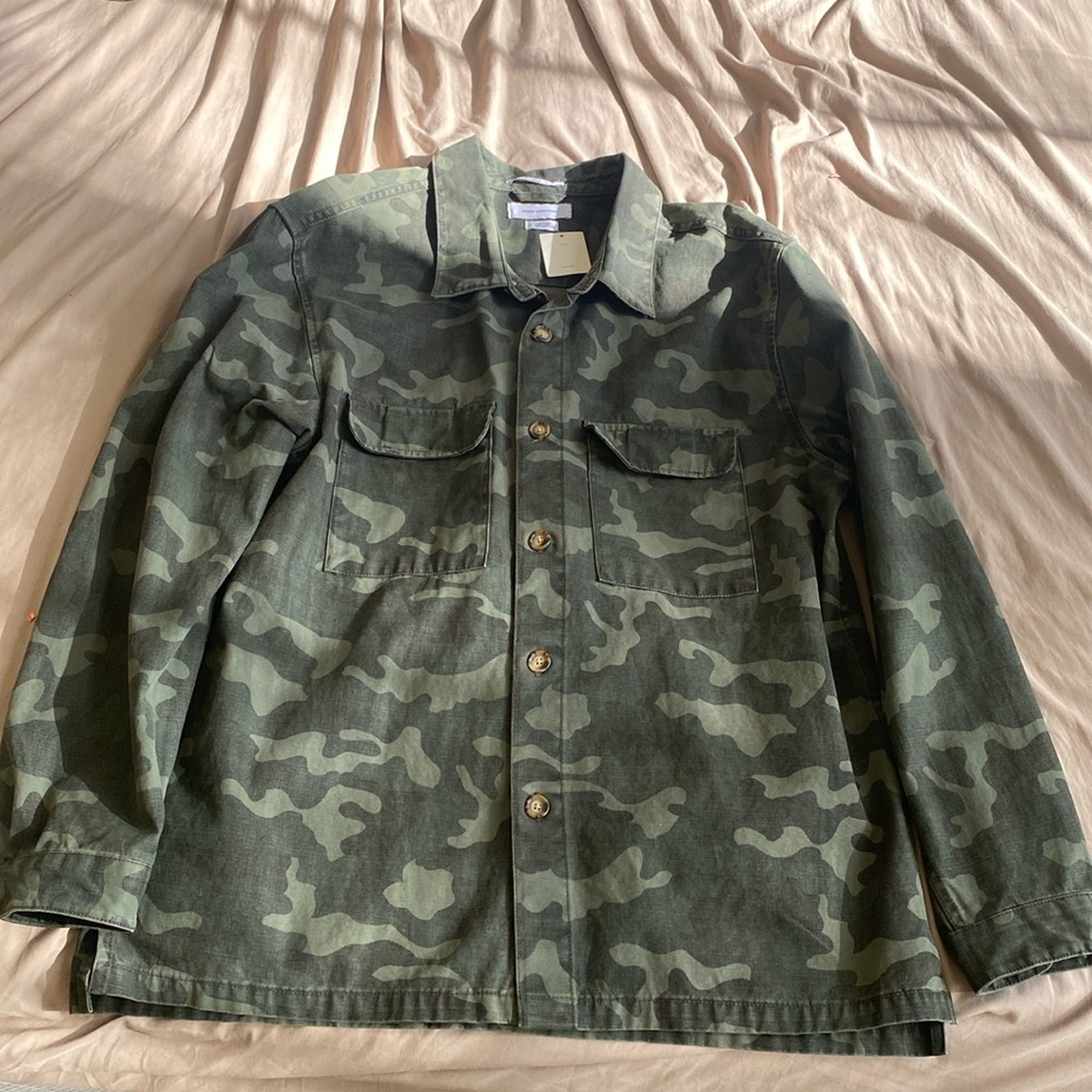 Urban Outfitters UO camo oversized work shirt